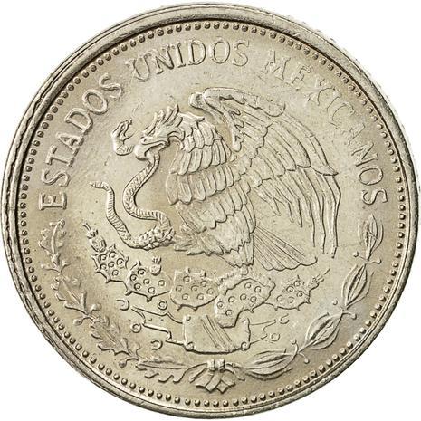 Mexico 50 Pesos | Benito Pablo Juárez García | Eagle | Shield Coin | KM495 | 1984 - 1988