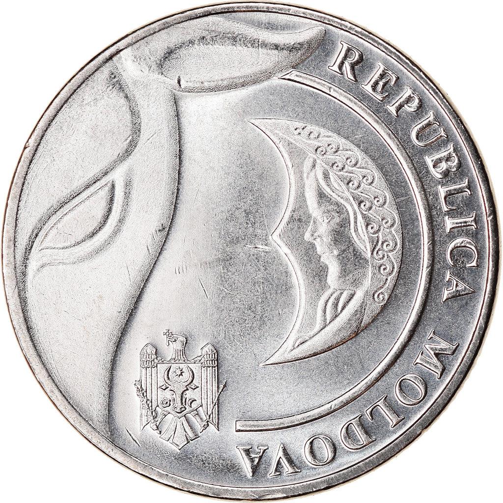 Moldova 1 Leu Coin | Crescent | Bull | KM153 | 2018 - 2020