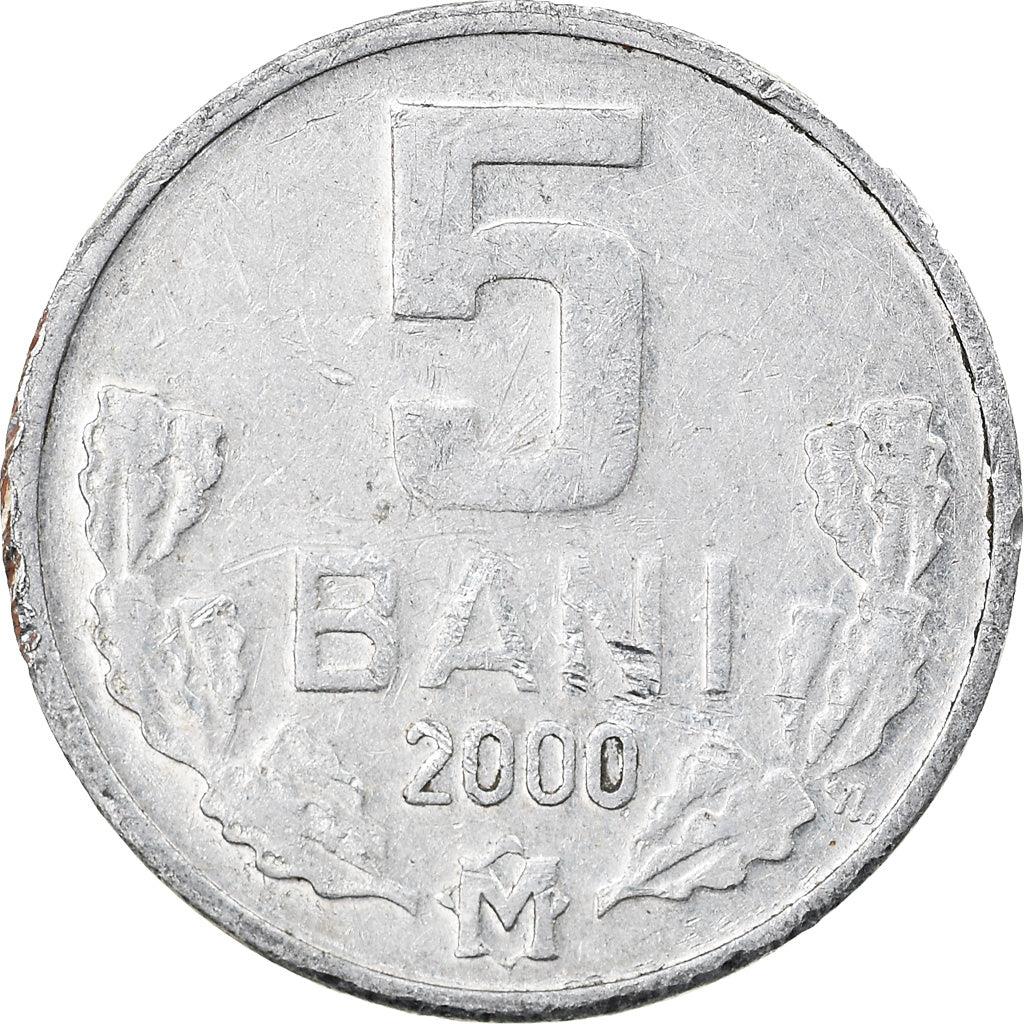 Moldova 5 Bani Coin | Eagle | Oak Leaves | KM2 | 1993 - 2021