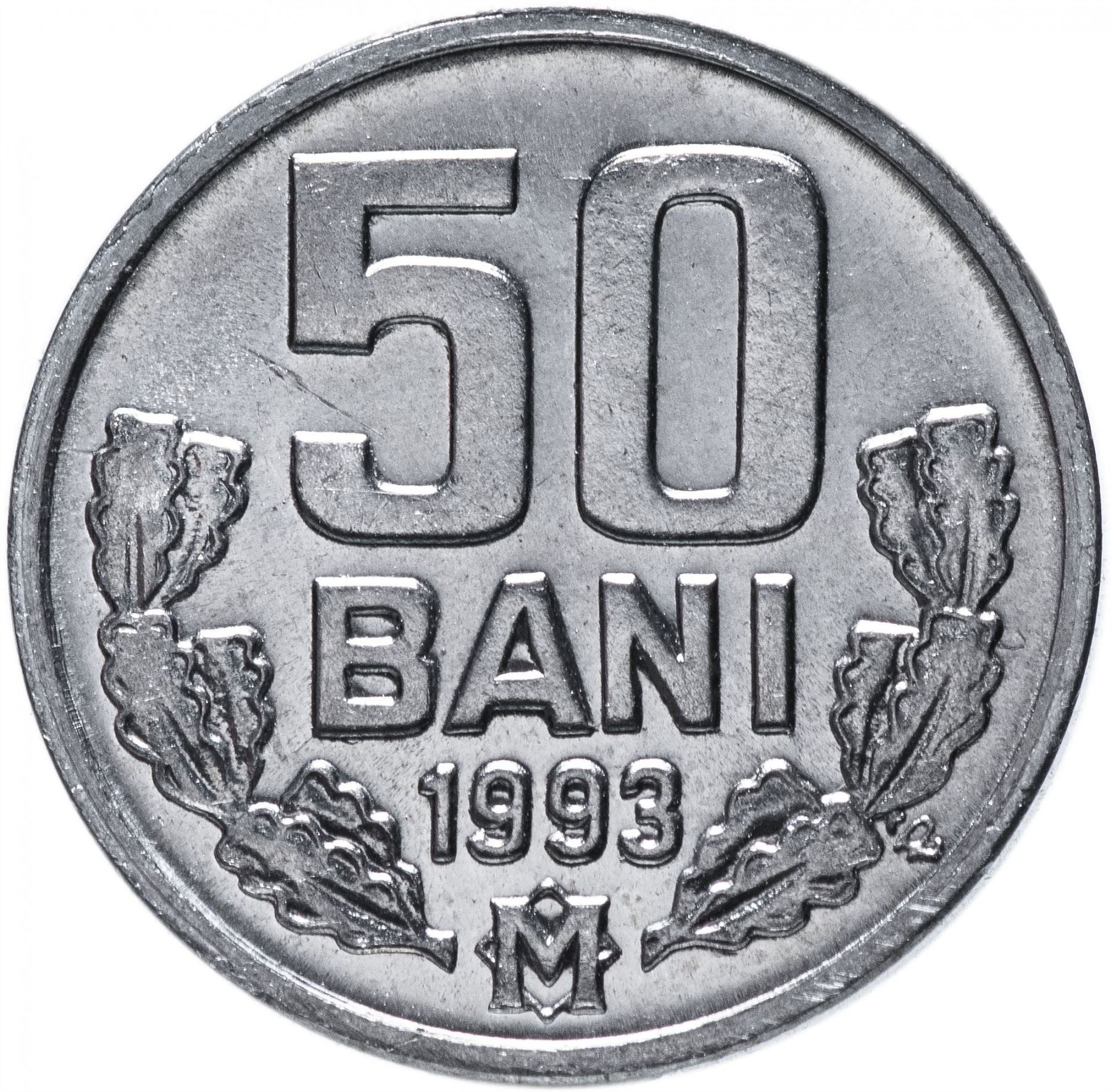 Moldova 50 Bani Coin | Eagle | KM4 | 1993