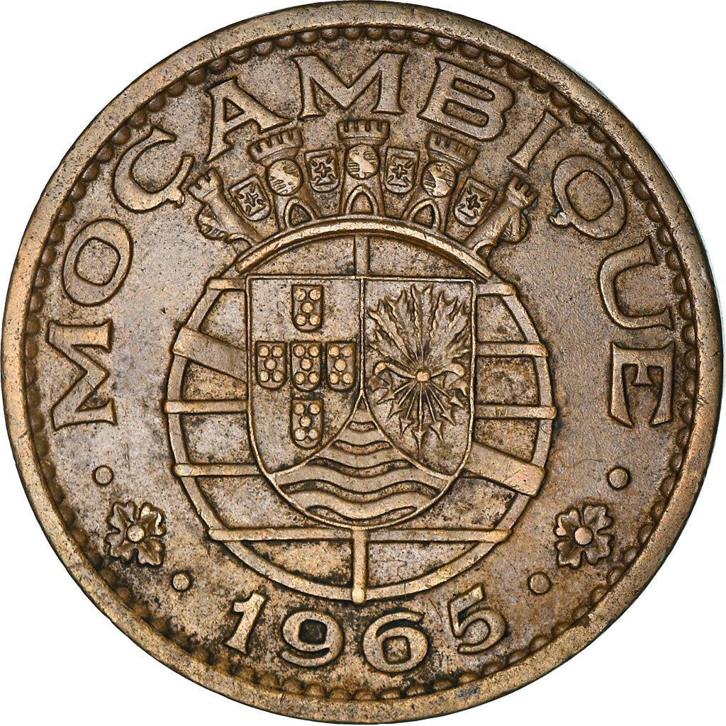 Mozambique 1 Escudo Coin | Military Order Of Christ | KM82 | 1953 - 1974