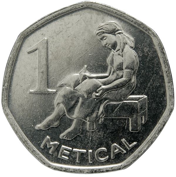 Mozambique 1 Metical Coin | Woman | KM137 | 2006 - 2019