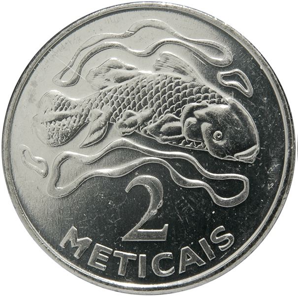 Mozambique | 2 Meticais Coin | Fish | KM138 | 2006 - 2019