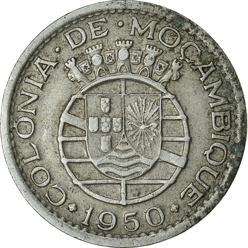 Mozambique 50 Centavos Coin | Military Order Of Christ | KM76 | 1950 - 1951