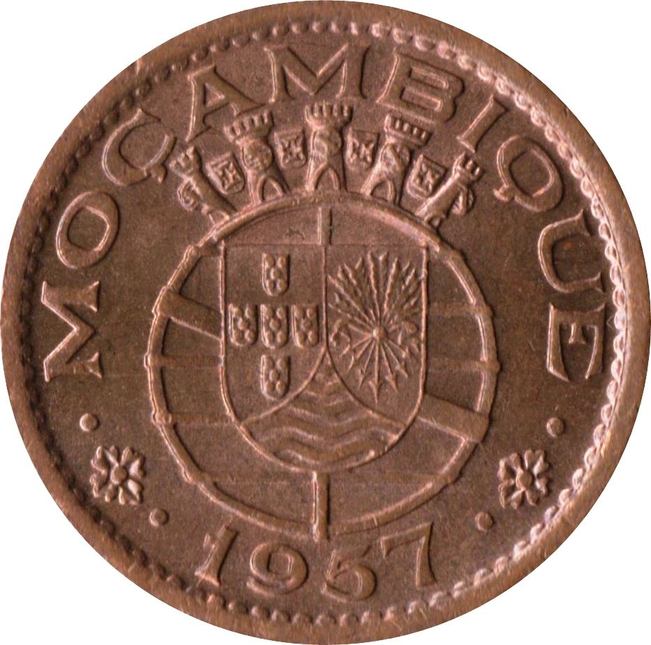 Mozambique 50 Centavos Coin | Military Order Of Christ | KM81 | 1953 - 1957