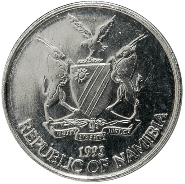 Namibia 5 Cents Coin KM1 1993 - 2015