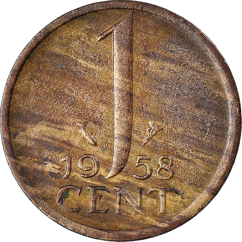 Netherlands | 1 Cent | 100 Mixed Coins | KM180 | 1950 - 1980 | Bronze | Dutch Queen Juliana