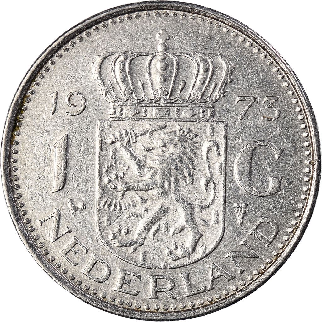 Netherlands 1 Gulden Juliana | Coin KM184a 1967 - 1980