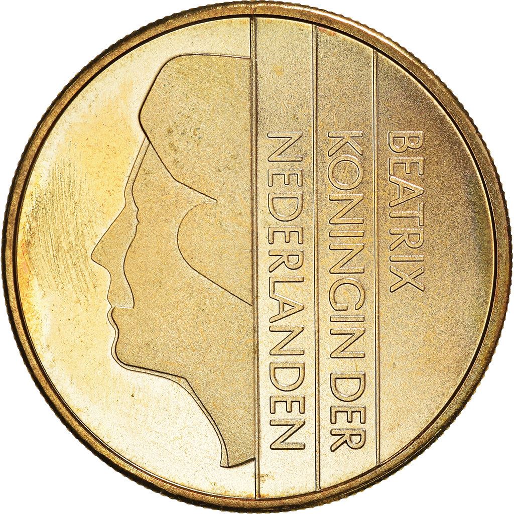 Netherlands 5 Gulden Beatrix | Coin KM210 1987 - 2001