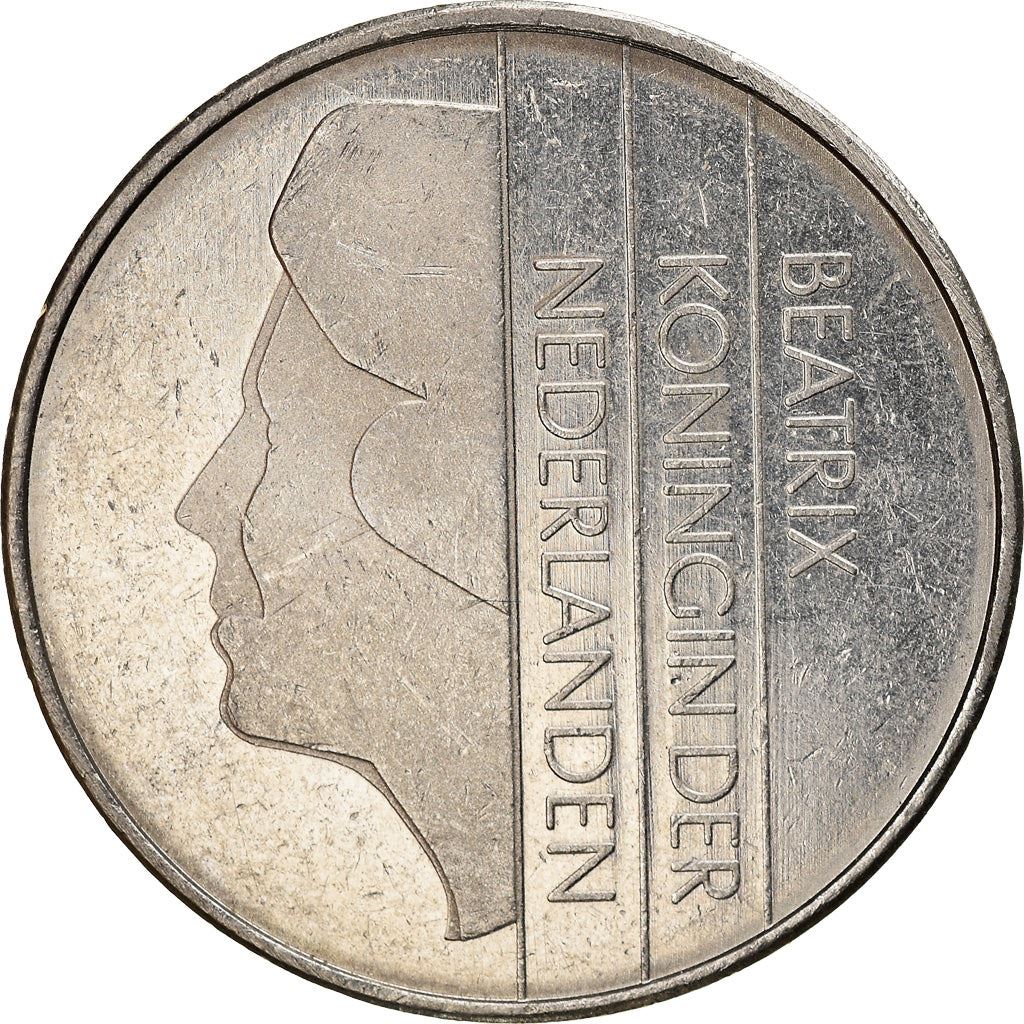 Netherlands Coin 2½ Gulden | Queen Beatrix | KM206 | 1982 - 2001