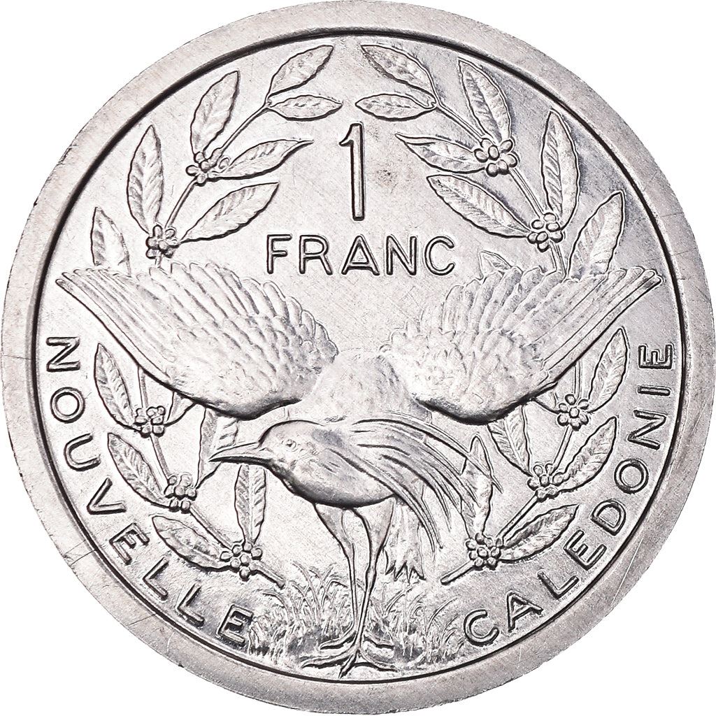 New Caledonia 1 Franc Coin 1972 - 2020 KM 10