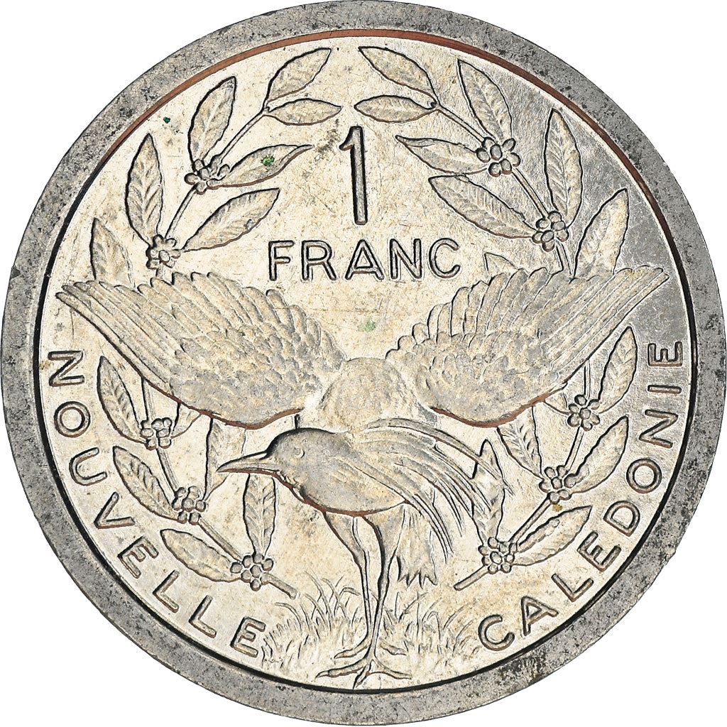 New Caledonia 1 Franc Coin 1972 - 2020 KM 10