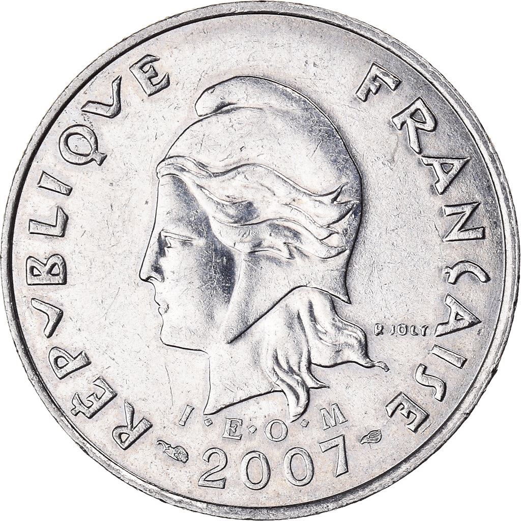 New Caledonia 10 Francs Coin 1972 - 2005 KM 11