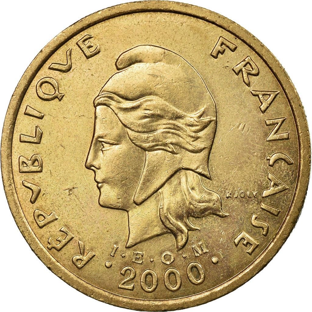 New Caledonia 100 Francs Coin 1976 - 2005 KM 15