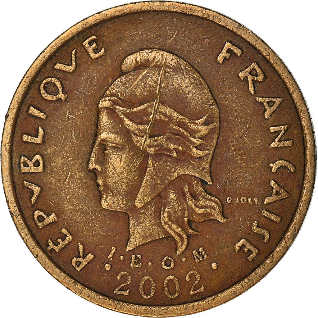 New Caledonia 100 Francs Coin 1976 - 2005 KM 15