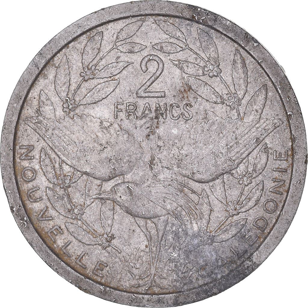 New Caledonia 2 Francs Union Française Coin 1949 KM 3