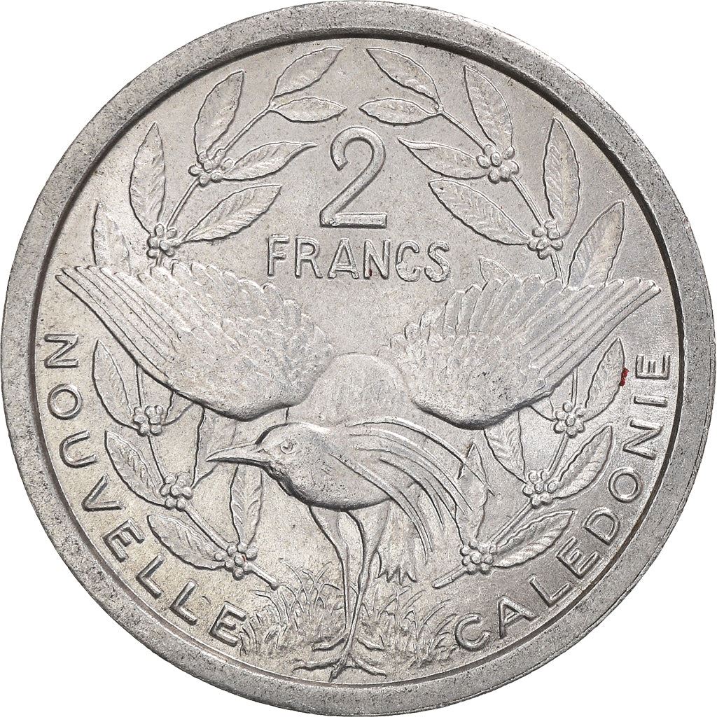 New Caledonia 2 Francs Union Française Coin 1949 KM 3