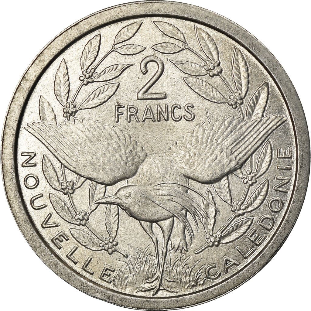 New Caledonia 2 Francs Union Française Coin 1949 KM 3