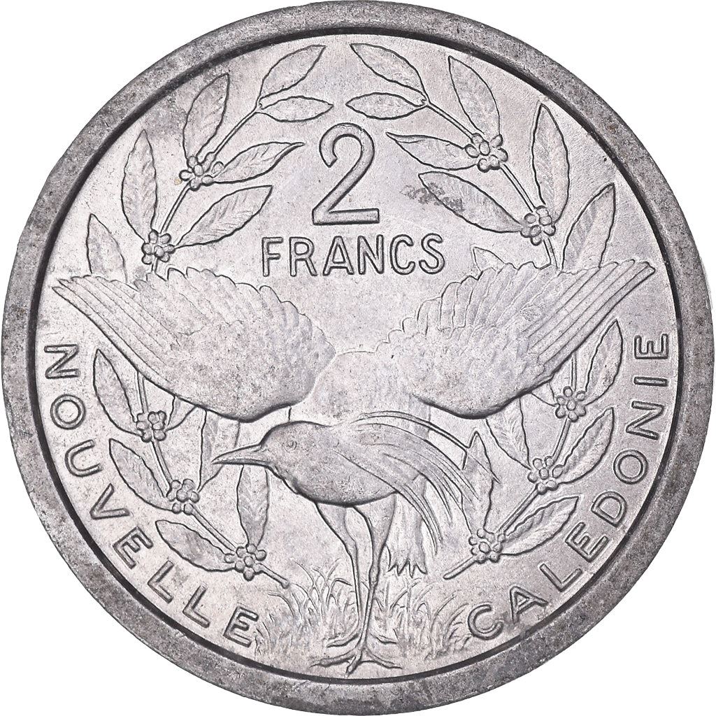 New Caledonia 2 Francs Union Française Coin 1949 KM 3