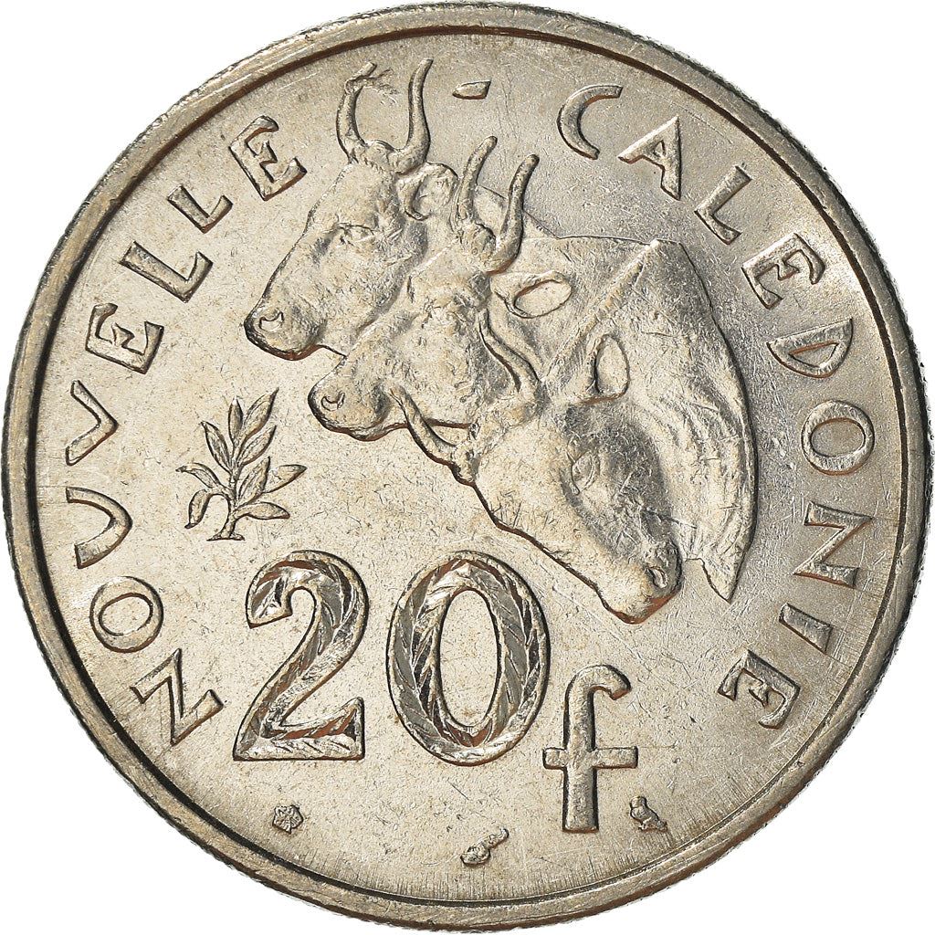 New Caledonia 20 Francs Coin 1967 - 1970 KM 6