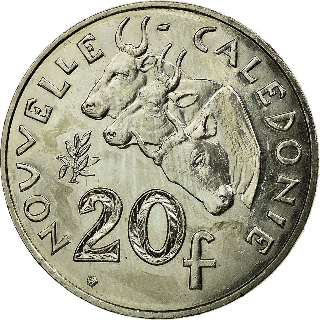 New Caledonia 20 Francs Coin 2006 - 2018 KM 12a