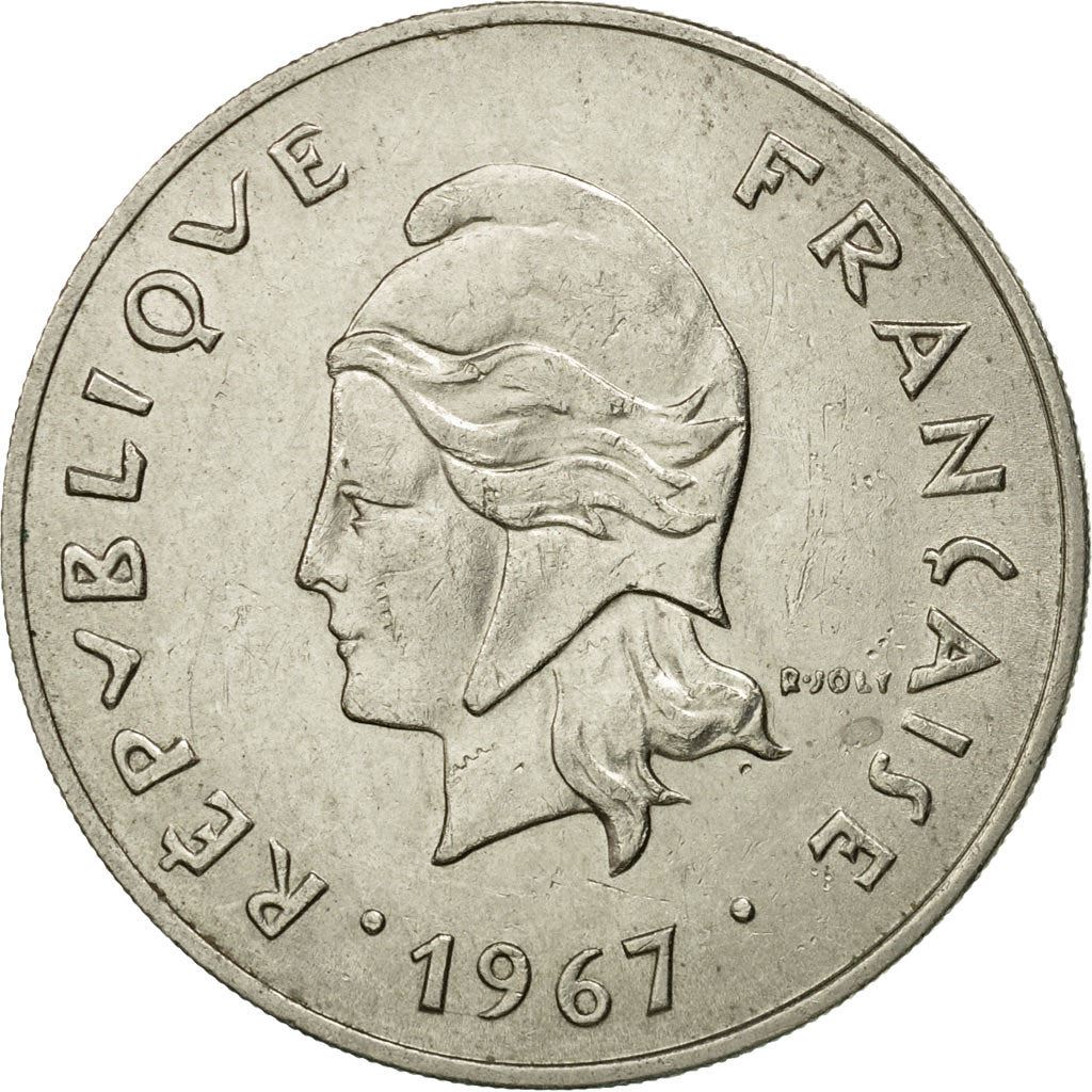 New Caledonia 50 Francs Coin 1967 KM 7