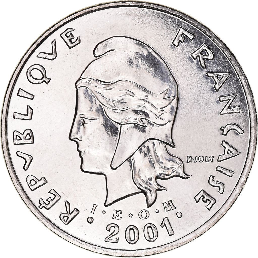 New Caledonia 50 Francs Coin 1972 - 2005 KM 13