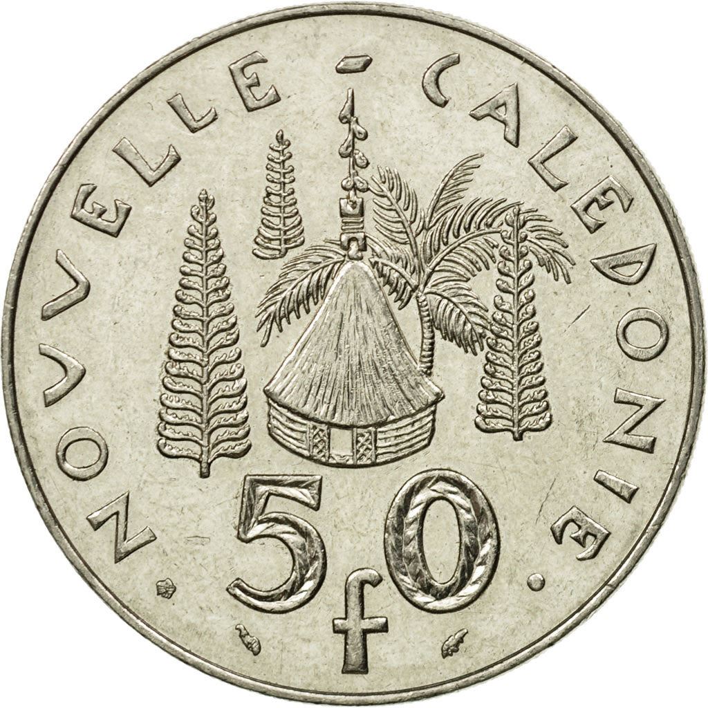 New Caledonia 50 Francs Coin 1972 - 2005 KM 13