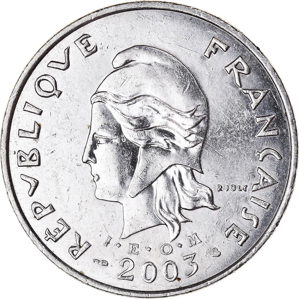 New Caledonia 50 Francs Coin 1972 - 2005 KM 13