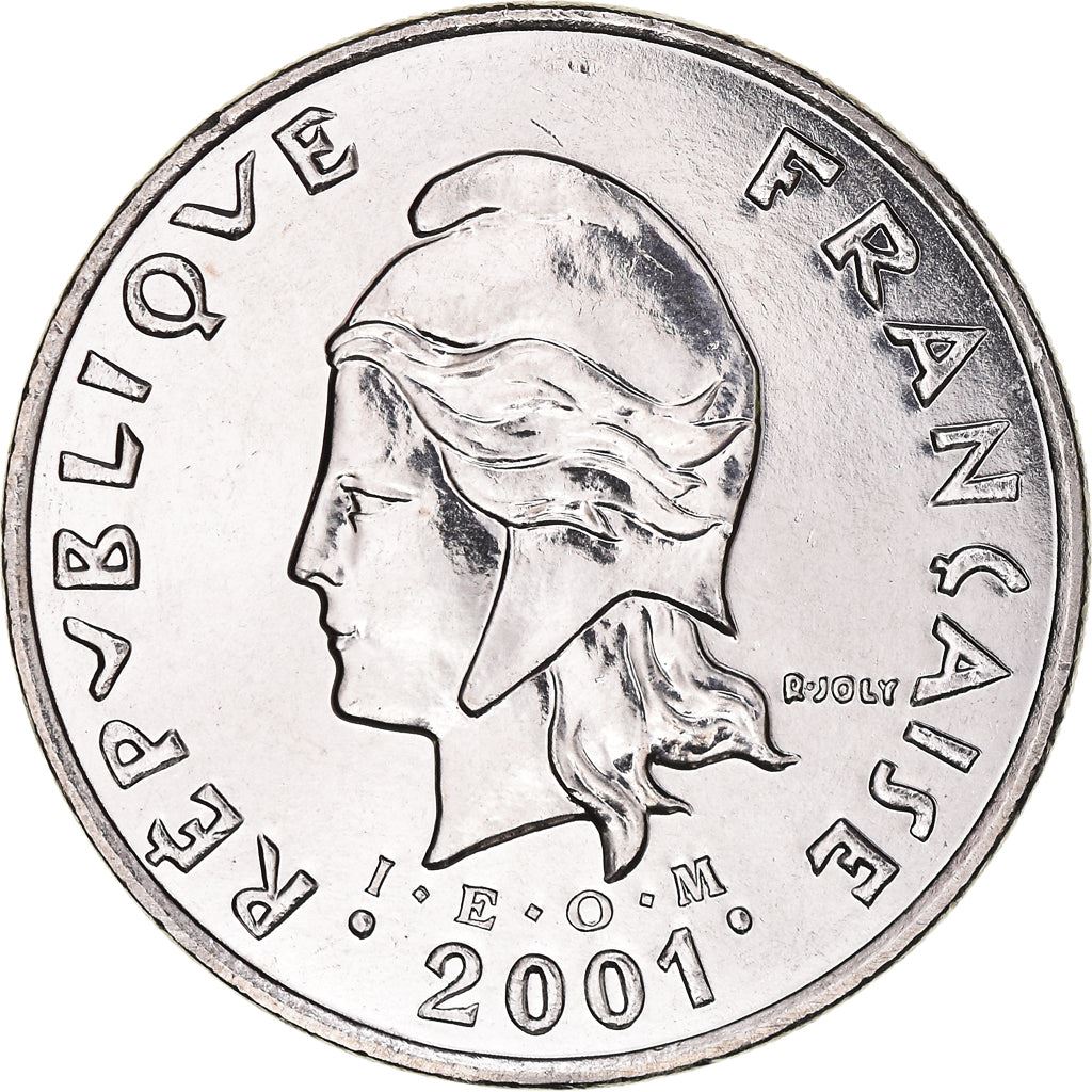 New Caledonia 50 Francs Coin 1972 - 2005 KM 13