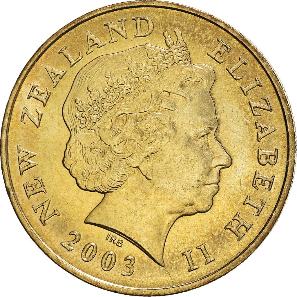 New Zealand Coin New Zealander 2 Dollars Coin | Queen Elizabeth II | Great Egret | KM121 | 1999 - 2021