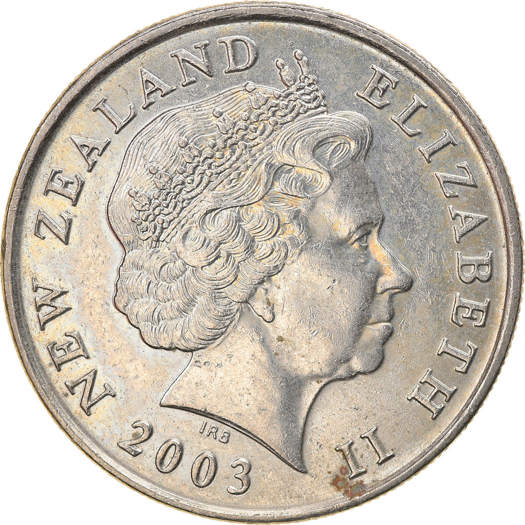 New Zealander 10 Cents Coin | Queen Elizabeth II | Maori Koruru Mask | KM117 | 1999 - 2006