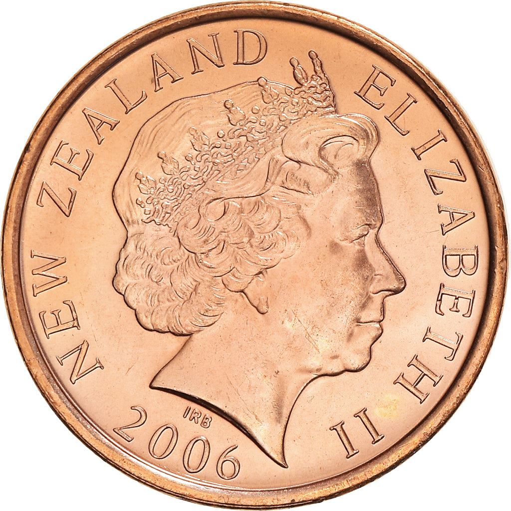 New Zealander 10 Cents Coin | Queen Elizabeth II | Maori Koruru Mask | KM117a | 2006 - 2021