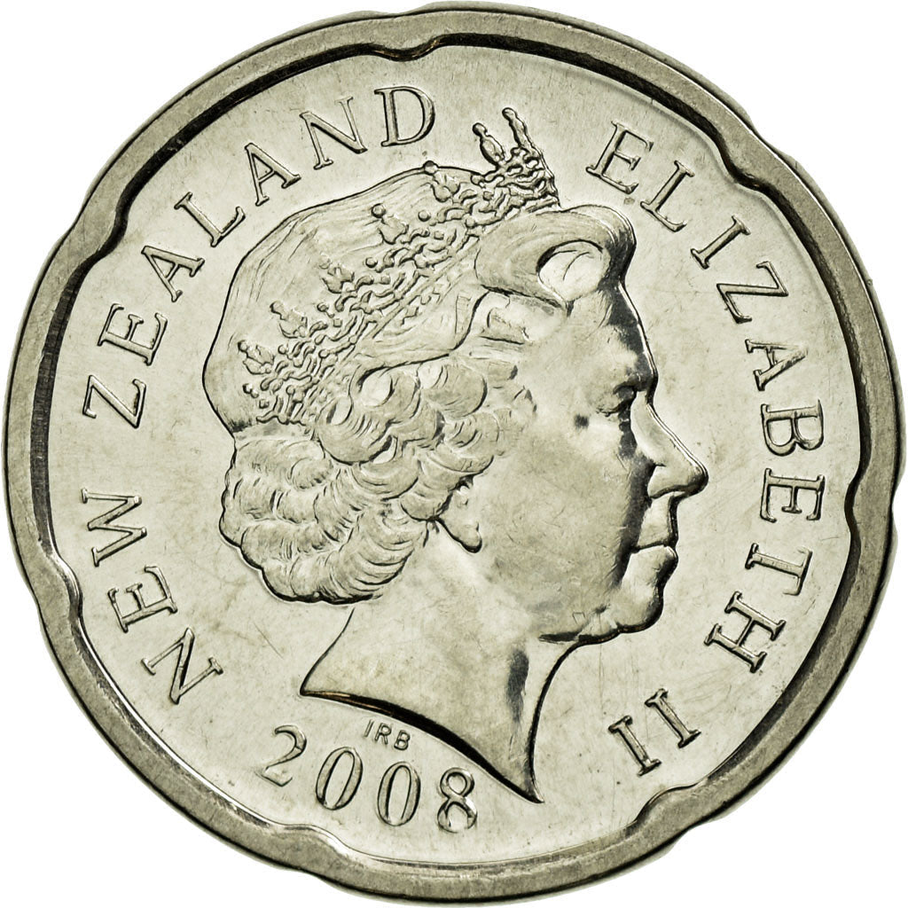 New Zealander 20 Cents Coin | Queen Elizabeth II | Pukaki - Ngati Whakaue Chief | KM118a | 2006 - 2021