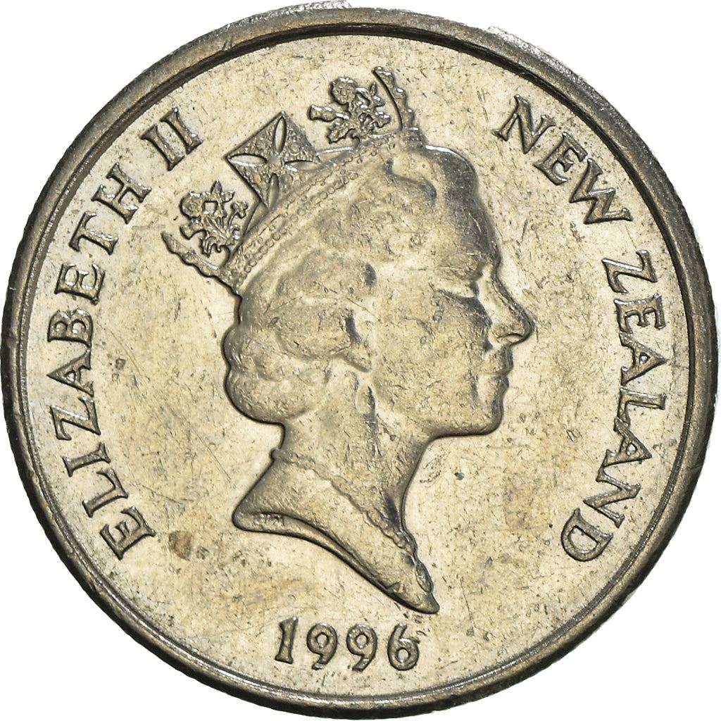 New Zealander 5 Cents Coin | Queen Elizabeth II | Tuatara Lizard | KM60 | 1986 - 1998