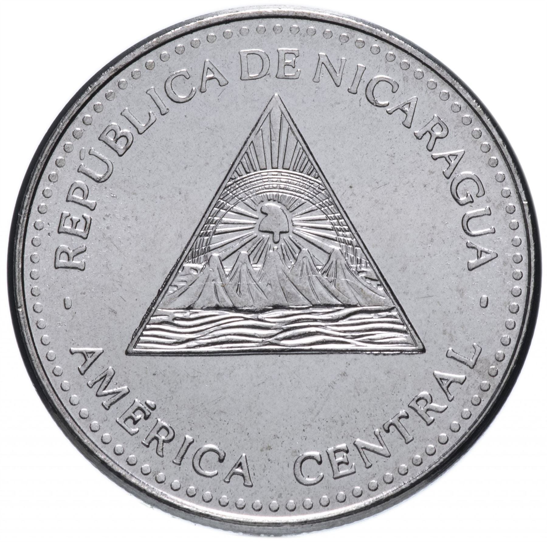 Nicaragua 1 Cordoba Coin | KM101 | 2002 - 2014