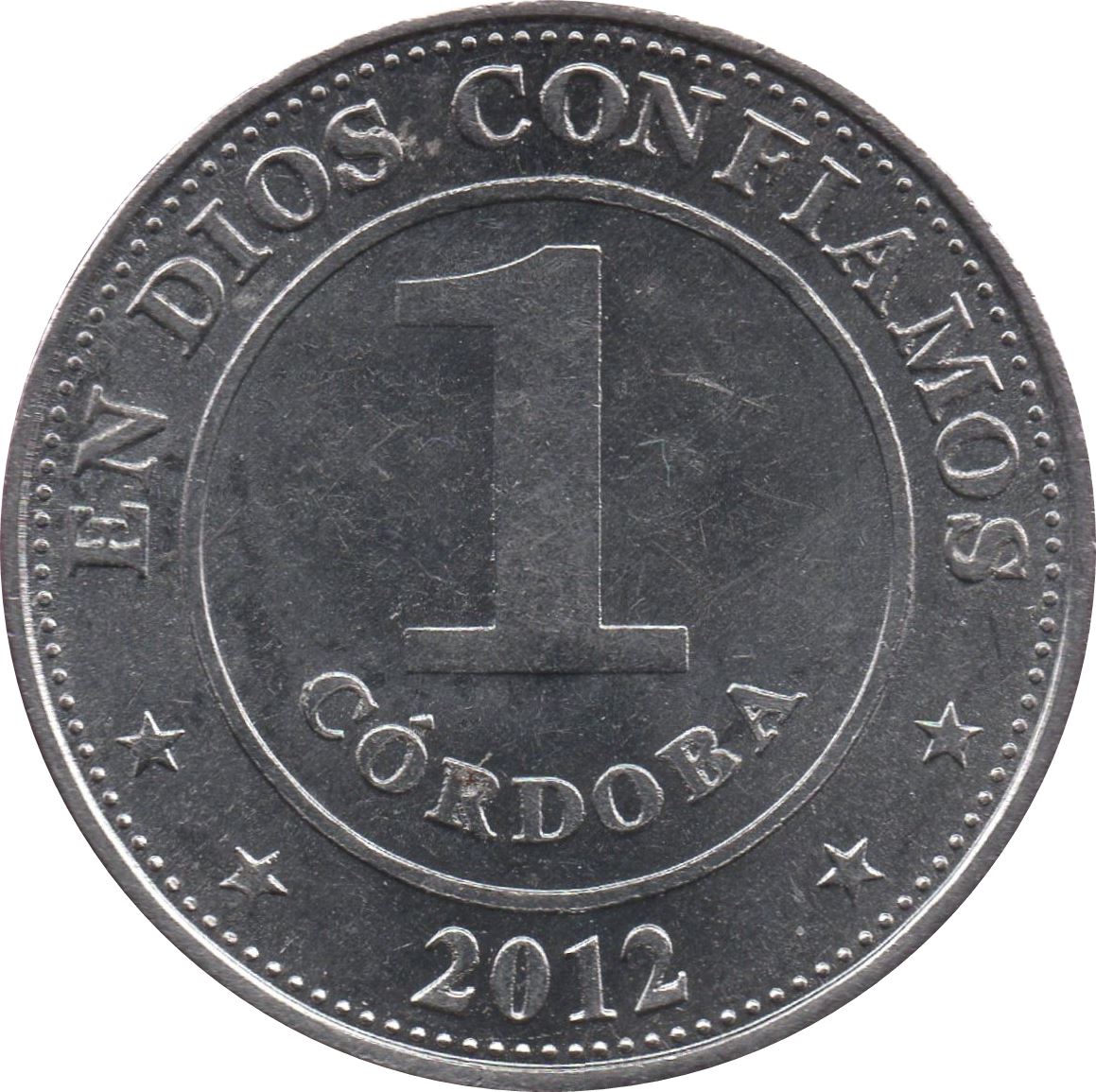 Nicaragua 1 Cordoba Coin | KM101 | 2002 - 2014