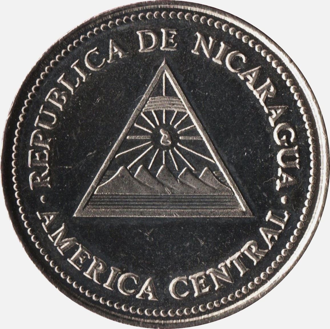 Nicaragua Coin Nicaraguan 1 Cordoba | KM89 | 1997 - 2000