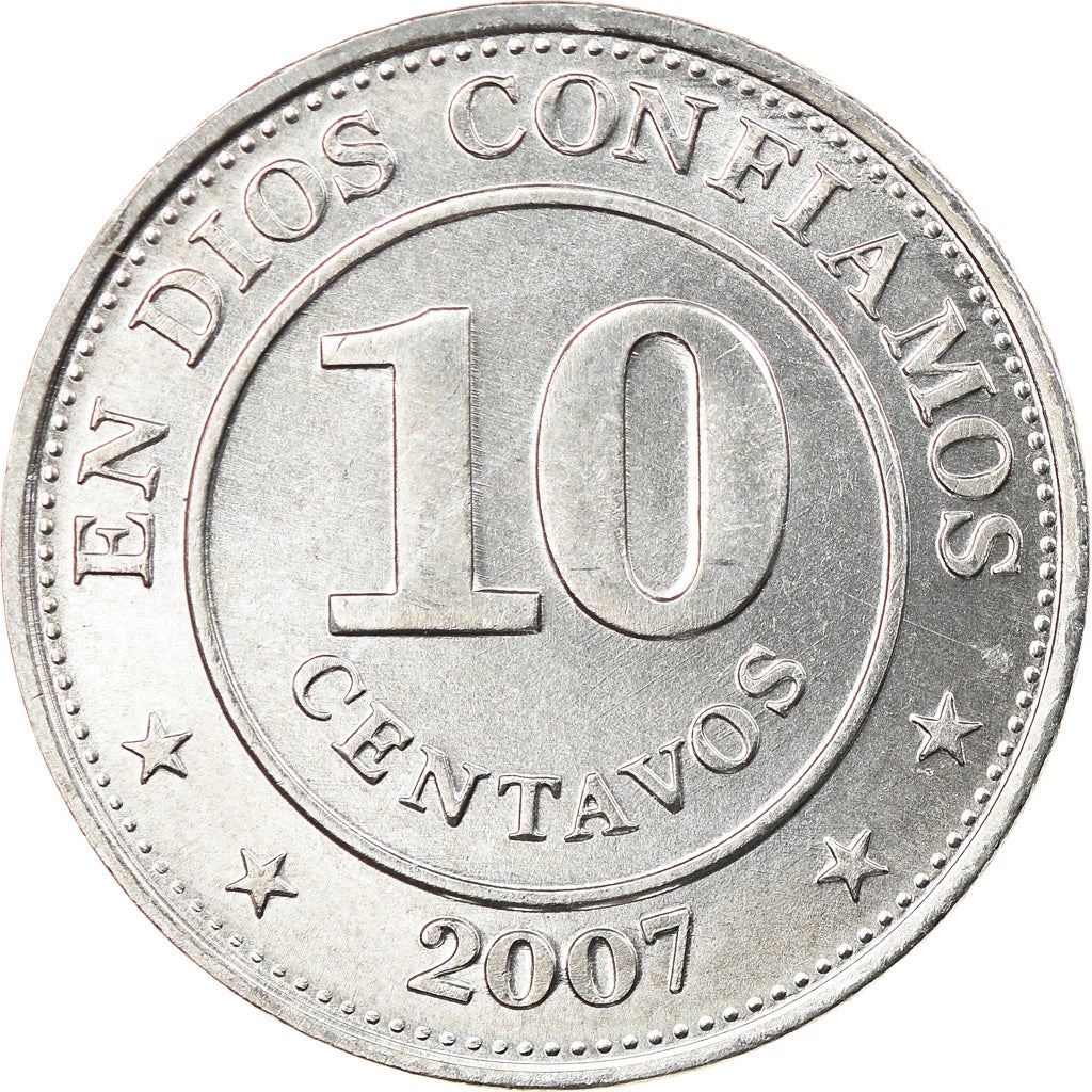 Nicaragua Coin Nicaraguan 10 Centavos Coin | KM105 | 2007 - 2015