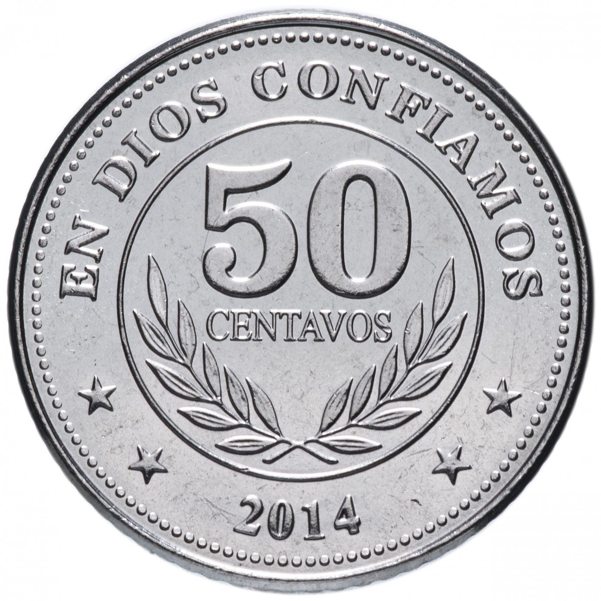 Nicaragua Coin Nicaraguan 50 Centavos Coin | KM88b | 2007 - 2014