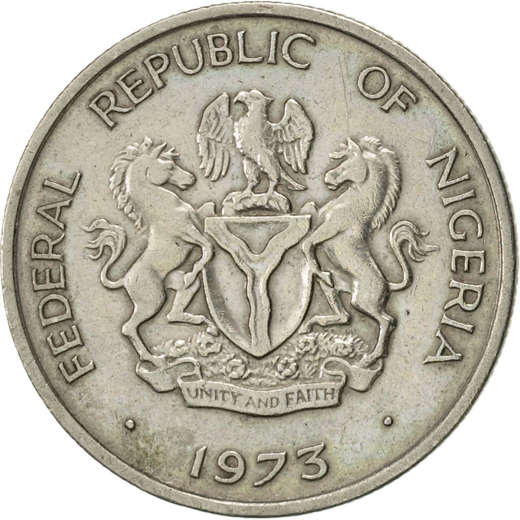 Nigeria | 5 Kobo Coin | Cocoa beans | Km:9.1 | 1973 - 1986