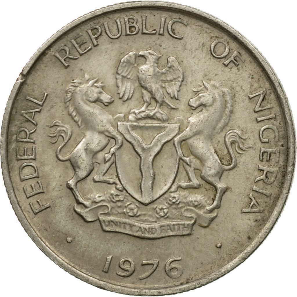 Nigeria | 5 Kobo Coin | Cocoa beans | Km:9.1 | 1973 - 1986