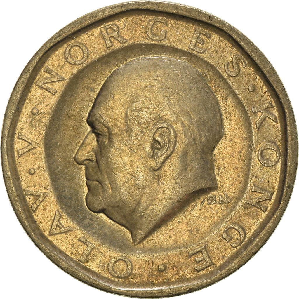 Norway 10 Kroner Coin | Olav V | KM427 | 1983 - 1991