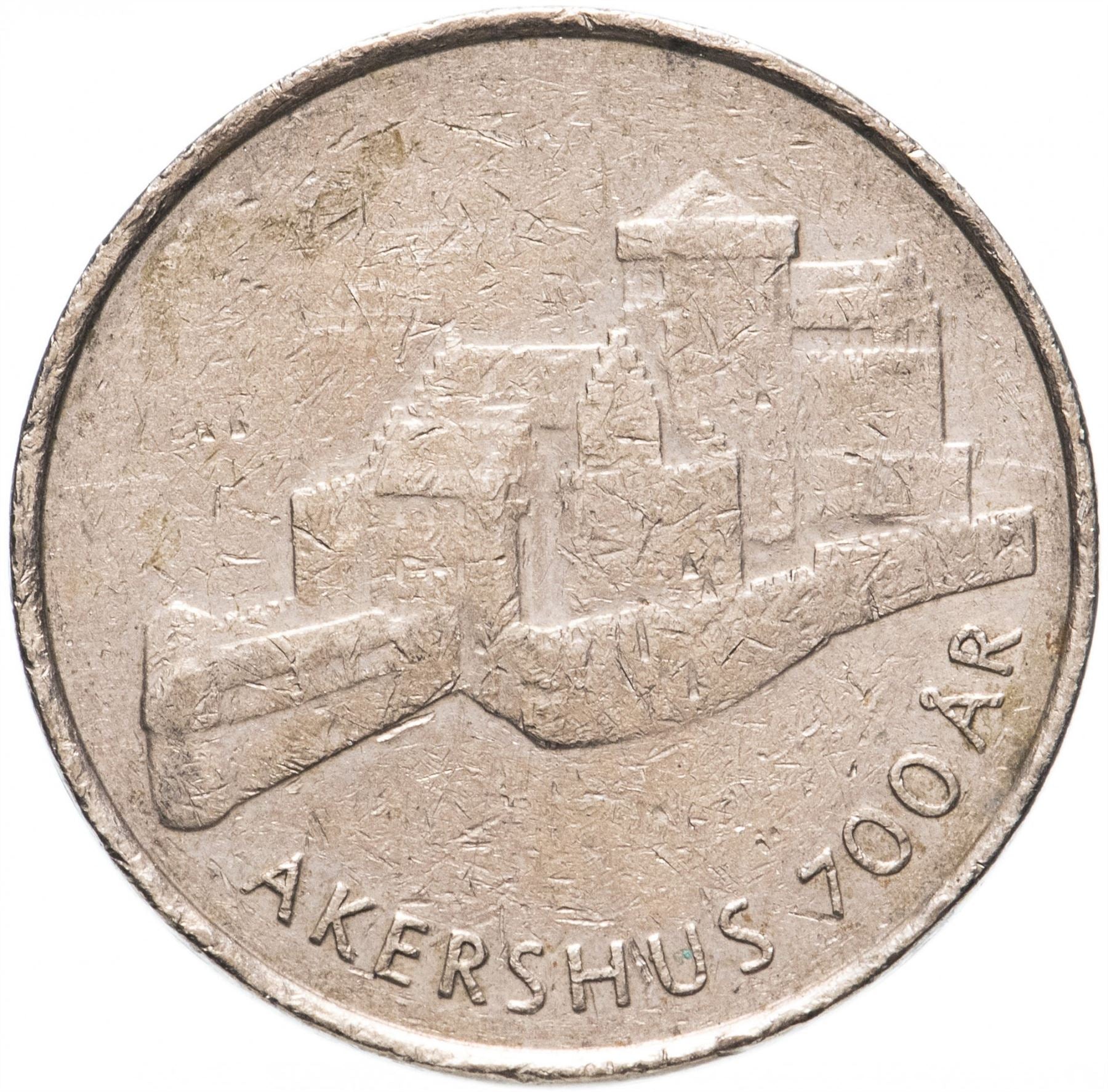 Norway | 20 Kroner Coin | Harald V Akershus | KM464 | 1999