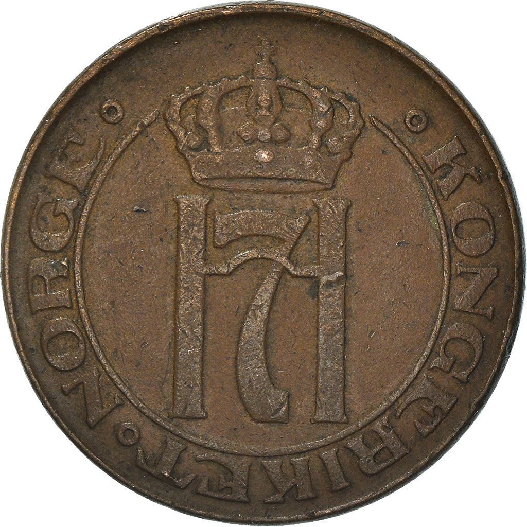 Norway | 5 Ore Coin | Haakon VII | KM368 | 1908 - 1952