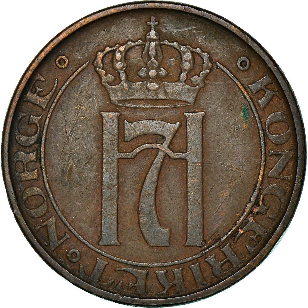 Norway | 5 Ore Coin | Haakon VII | KM368 | 1908 - 1952