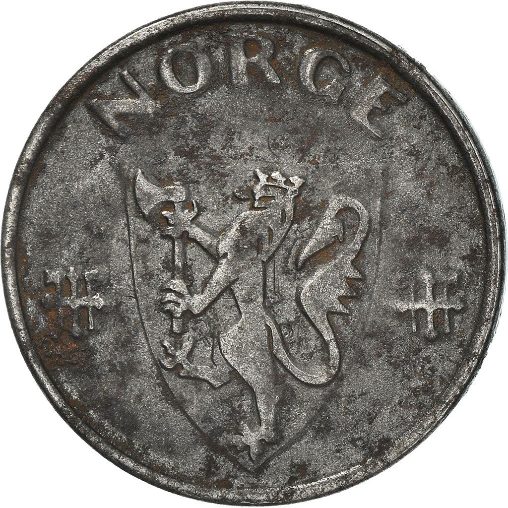 Norway | 5 Ore Coin | Haakon VII | WW2 German Occupation | KM388 | 1941 - 1945