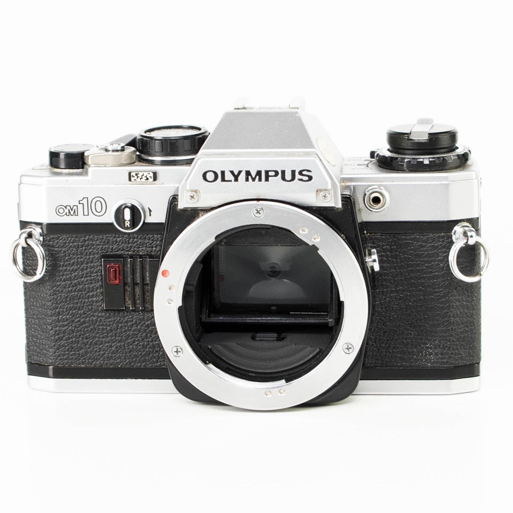 Olympus OM10 Camera | Zuiko auto-s 50mm f1.4 Lens | White | Japan | 1979 - 1987