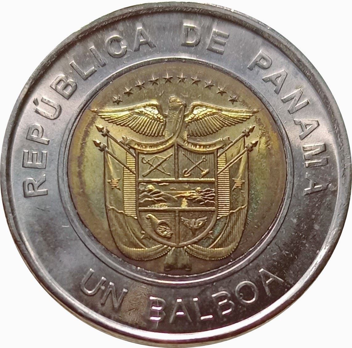 Panama 1 Balboa Coin | Red Cross Logo | KM177 | 2017