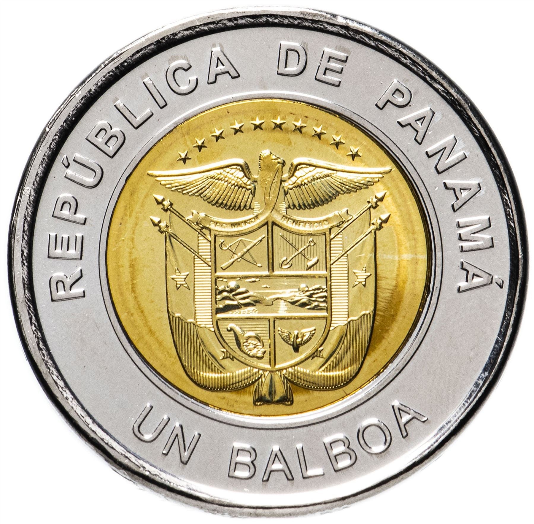 Panama 1 Balboa Coin | Santa Ana Church | KM166 | 2019